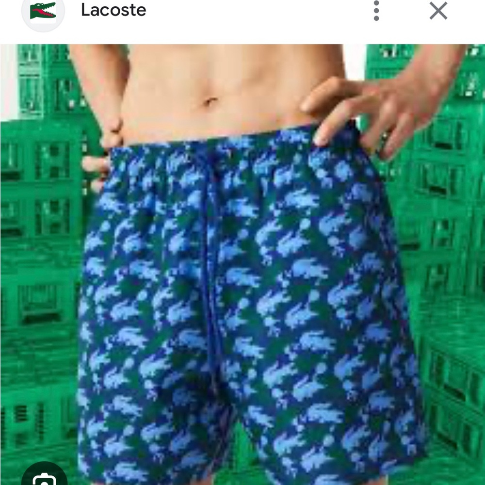 Lacoste x Minecraft boys swim trunks size 5